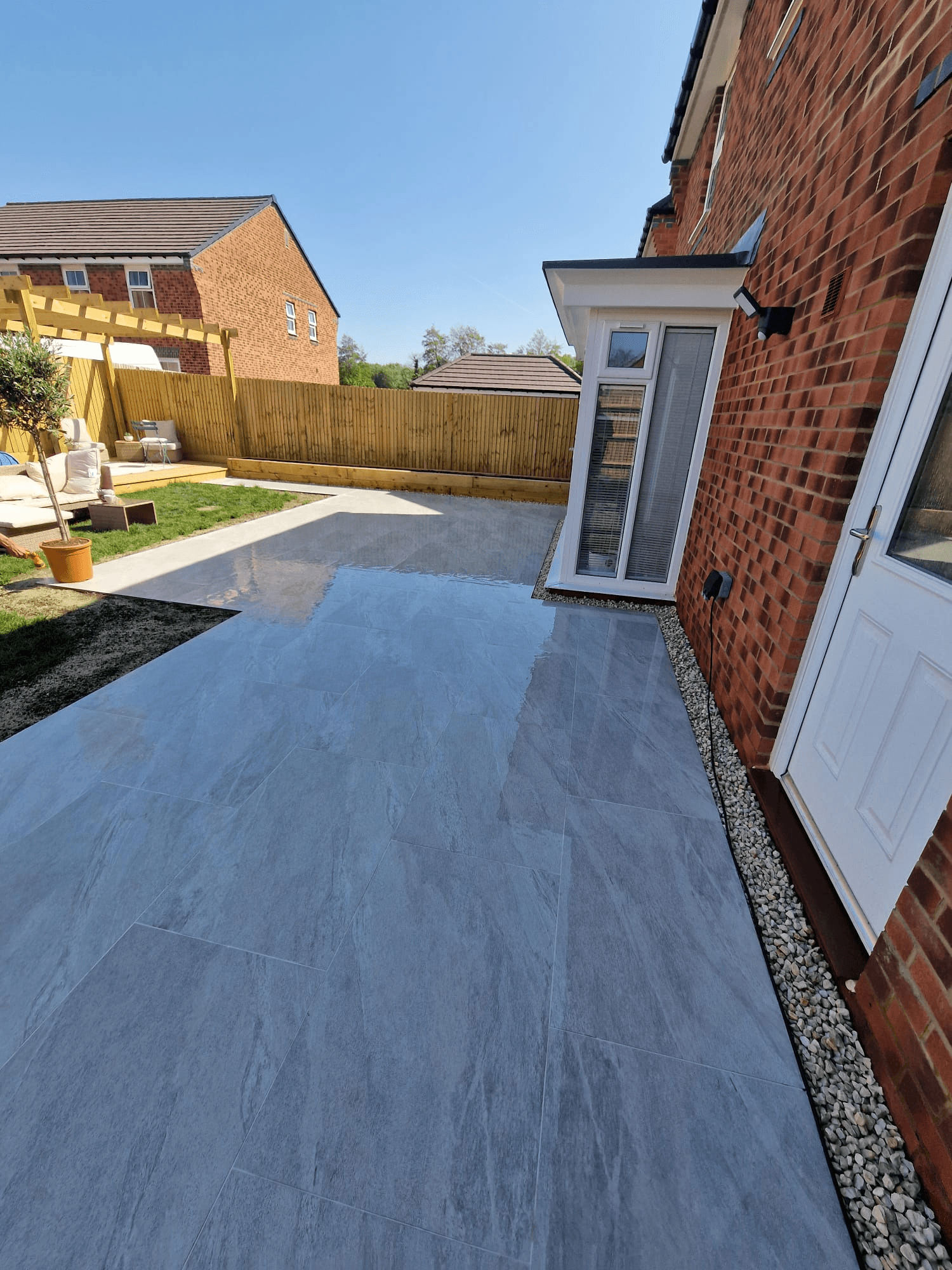 Porcelain Patio — New Build