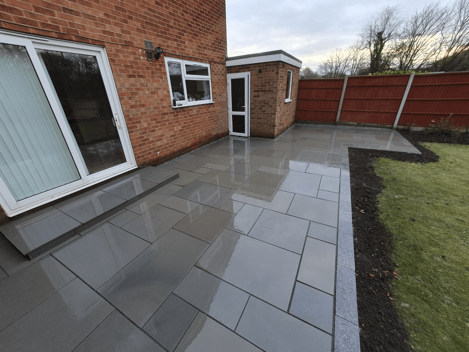 Porcelain Patio Installation